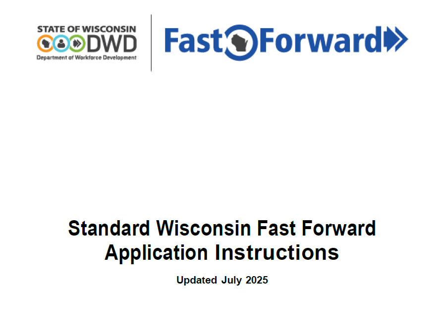 Title Screen of Document: Standard Application Instructions - July 2025